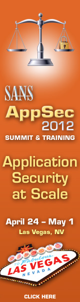 SANS AppSec 2012 Summit