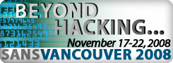 SANS Vancouver 08 