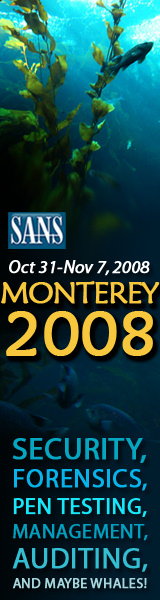 SANS Monterey 2008 -skyscraper