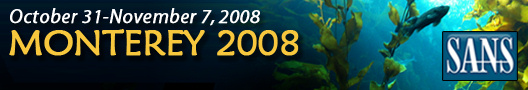 SANS Monterey 2008 HP big