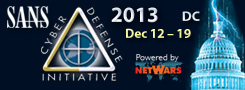 SANS CDI 2013 - DC