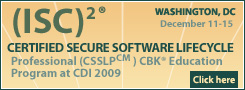 CSSLP Course at CDI09-felittle