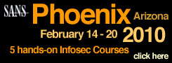 SANS Phoenix 2010