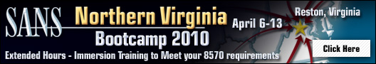SANS Northern Virginia Bootcamp