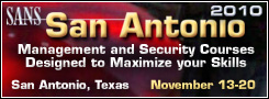 SANS San Antonio 2010
