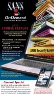 SANS OnDemand Online Security Training Catalog