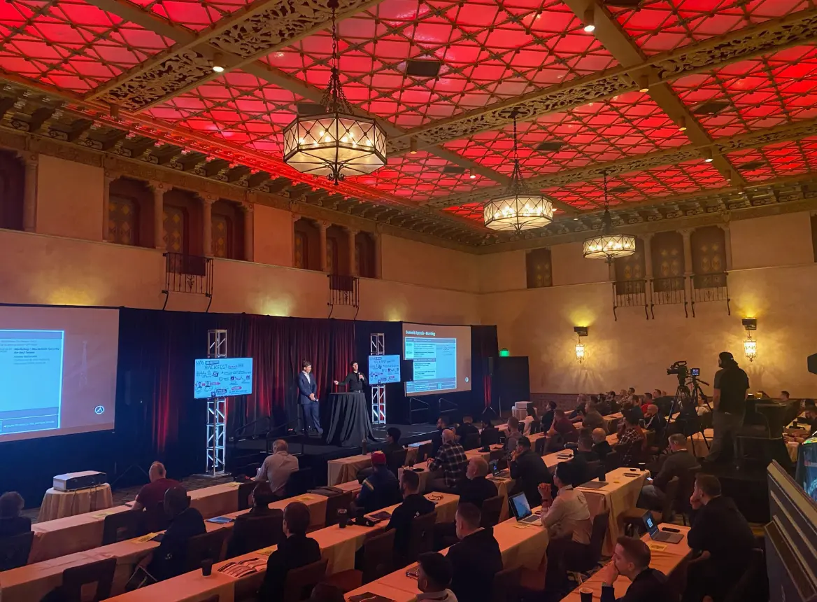 Speakers presenting at a Summit
