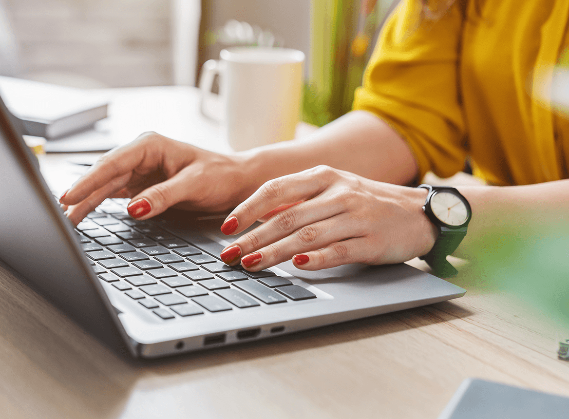 Person on Laptop