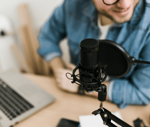 Close Up of Microphone