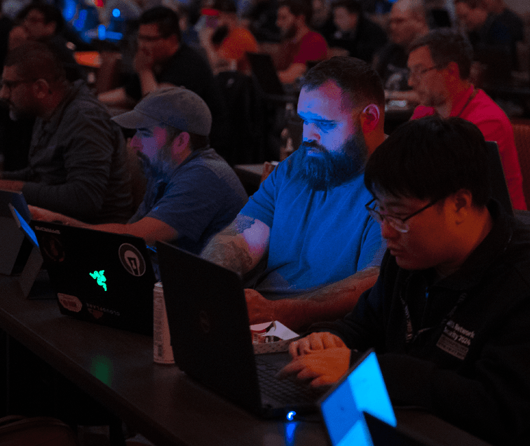 Large Group of People Participating in Netwars Tournament