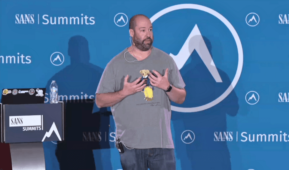 OSINT 2026: Man Speaking at a Summit