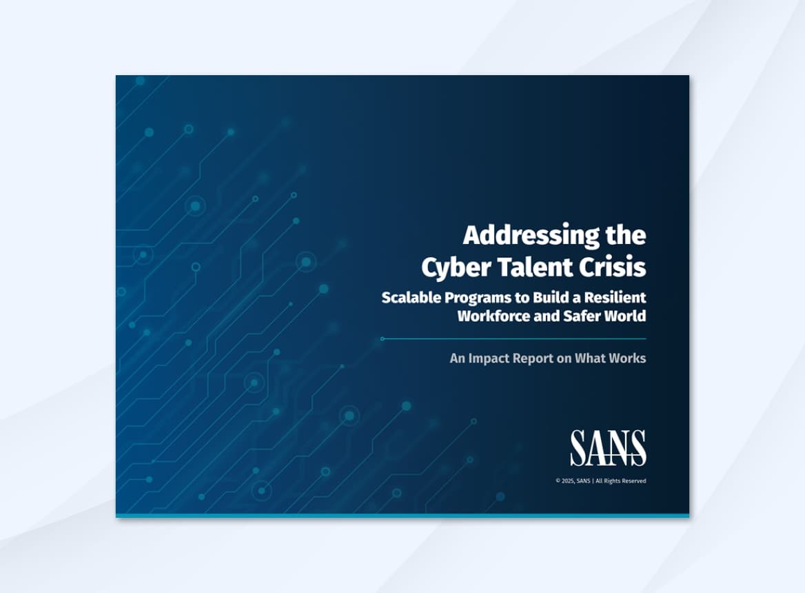 Addressing the cyber talent crisis report