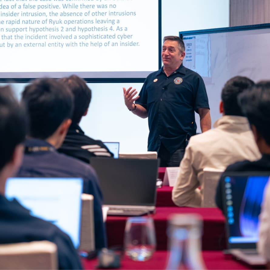 Male Instructor Teaching Classroom