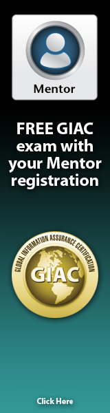 Free GIAC exam with your Mentor registration