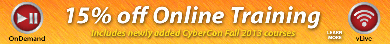 15% off Online Training