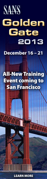 SANS Golden Gate 2013 - San Francisco