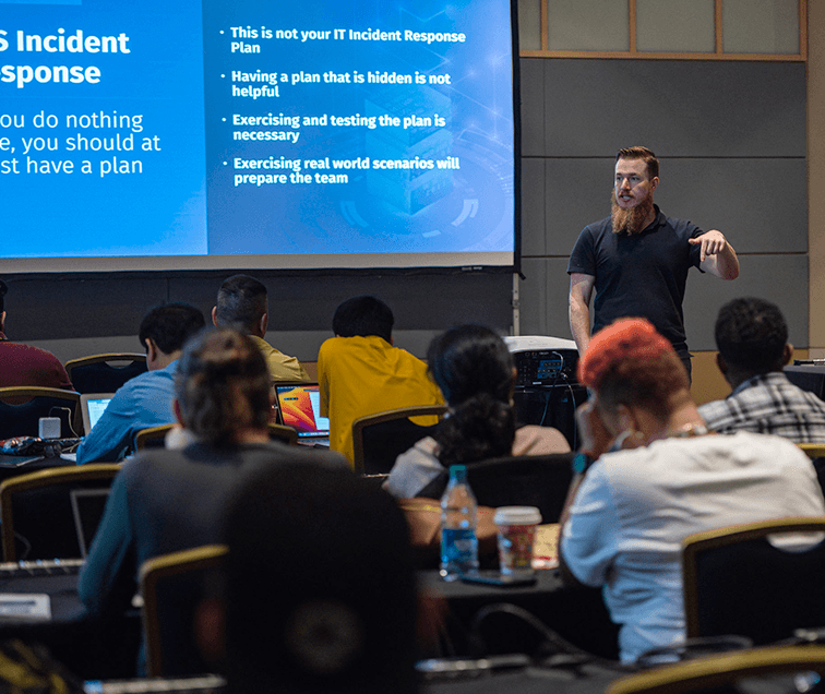 Rob Lee Speaking at a Summit